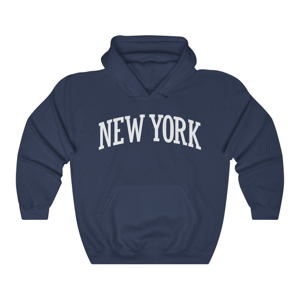 New York Hooded Sweatshirt - Etsy