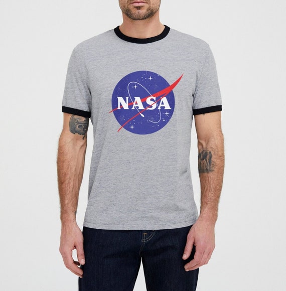 NASA Logo Ringer Tee | Etsy Hong Kong