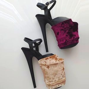 Velvet Pleaser Shoe Protectors Pole Dance Shoe Protectors Velor