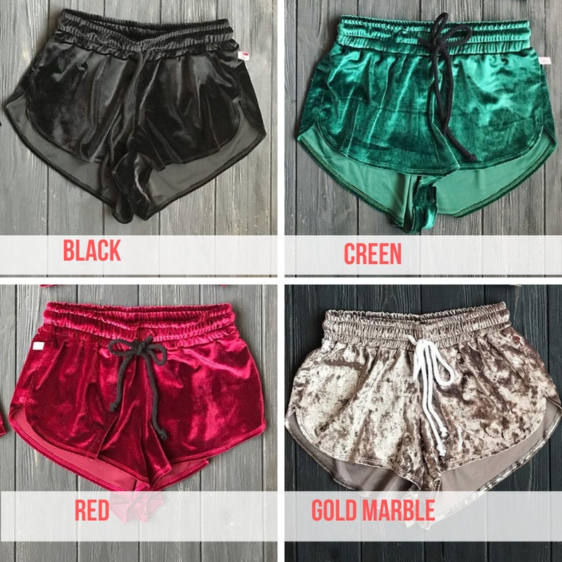 High Waisted Shorts Twerk Velvet Shorts Velour Dance Shorts Etsy
