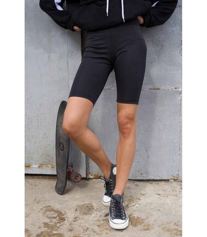 white bike shorts cotton on
