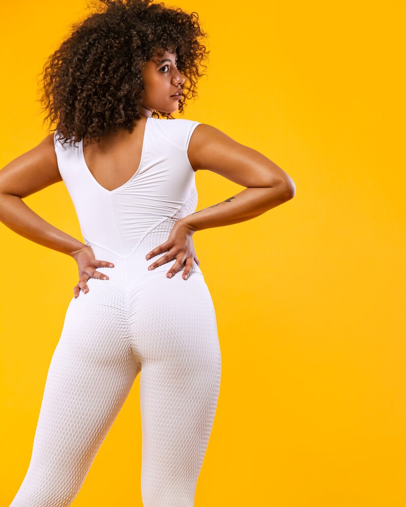 Workout lycra womens Jumpsuit Short sleeve yoga gym Jumpsuit | Etsy