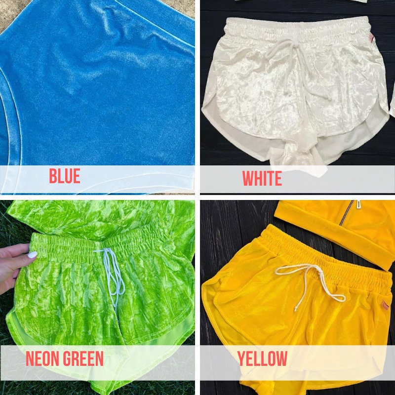 High waisted shorts Twerk velvet shorts Velour dance shorts Etsy