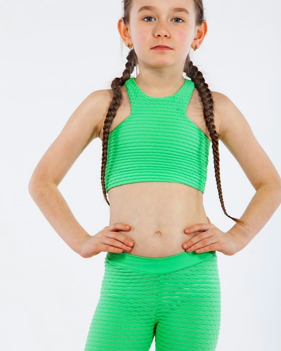 12 colors of Girls activewear Top and leggings set Toddler sports leggings Kids yoga pants