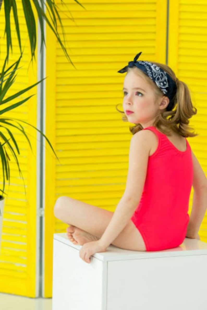 Glossy Kids Swimsuit Girls One Piece Kids Swimwear Girls Etsy