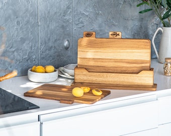 Wooden Cutting Board Set | Mineral Oil & Beeswax Treated