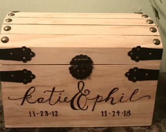 Custom Wood Burned Small Box
