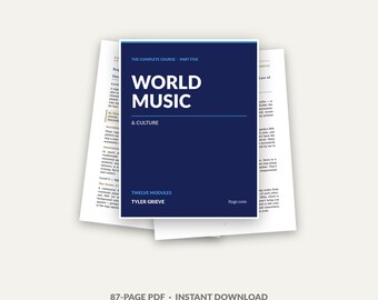 Pentatonic Scales PDF, World Music And Culture Course Part 5