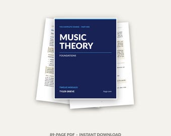 Music Theory Course Part 1, Foundations PDF with Practice Trackers