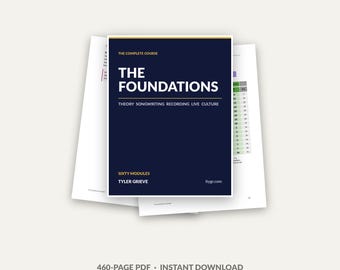 Music Education Foundations PDF Course, Live Sound and Theory Learning