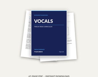 Vocal Course, 12-Week Singing Curriculum PDF | Self-Paced Voice Training