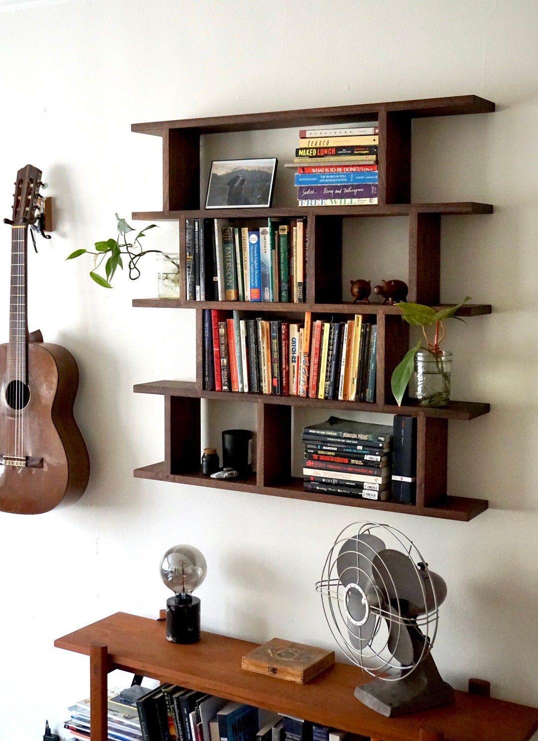 Lintervalle Wall Shelving Handmade Modern Wood Shelves. Etsy