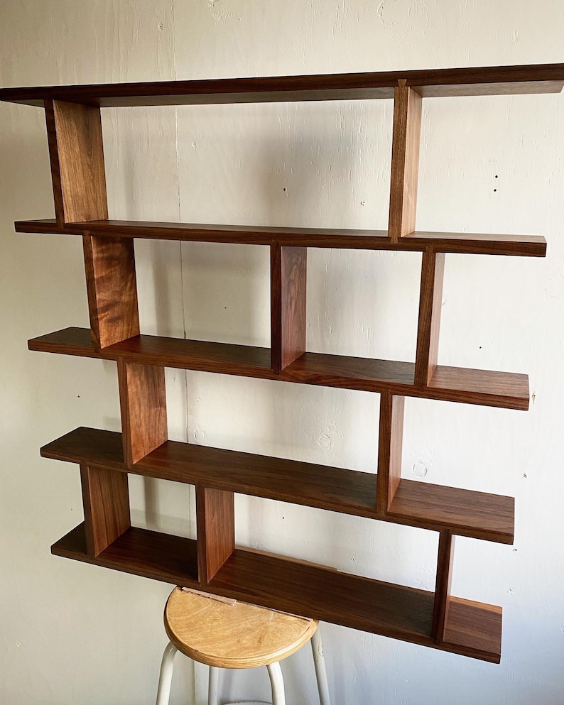 Lintervalle Wall Shelving Handmade Modern Wood Shelves. Etsy