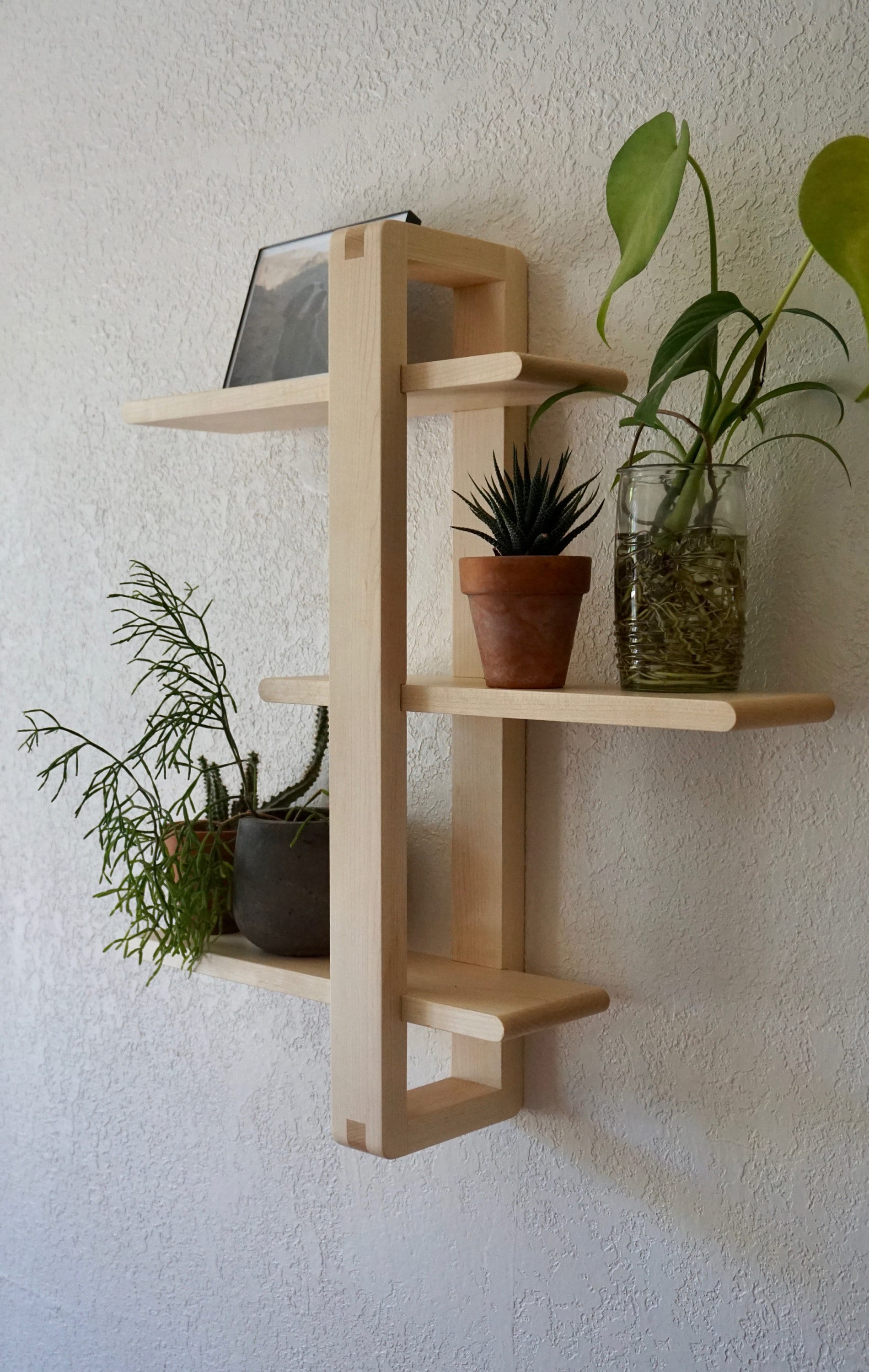 Pale Maple Shift Shelf the Original Modern Wall Shelf for Etsy UK