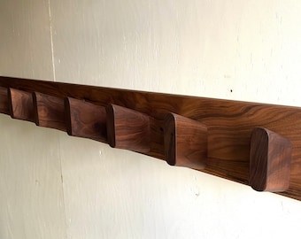 Mounted Coat Rack w/ Large Hooks