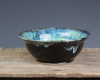 Northern LIghts Shallow Bowl-  6 in x 2.5 in