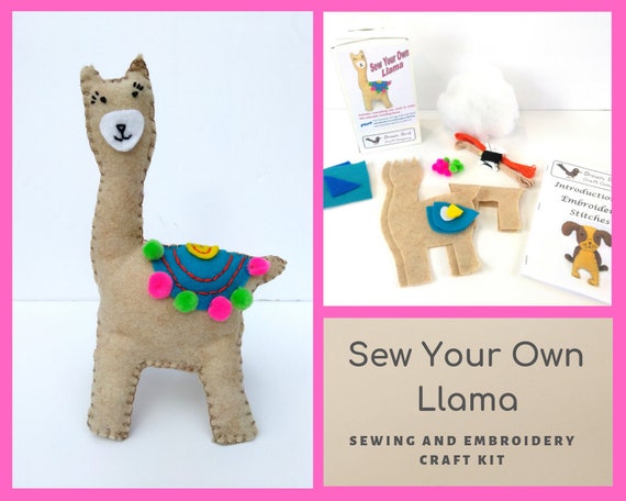 Brand New Make Your Own Crochet Llama Craft Supplies