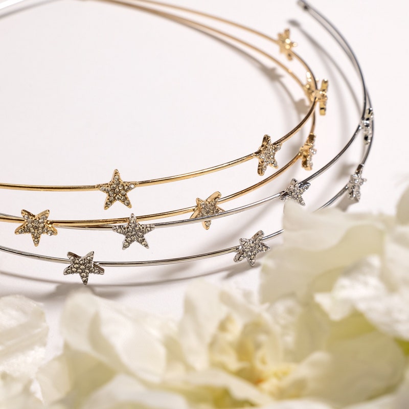 Dress Up Headband Silver Star main image 1