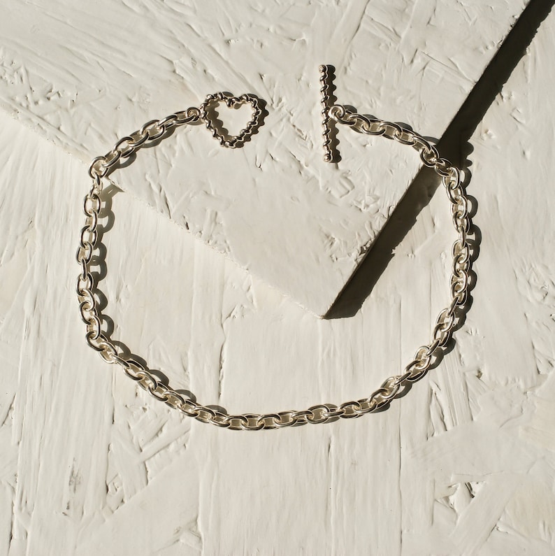 SALE CUPID LOVE Small Choker Necklace Brass Vermeil 18K Gold Plated 925 Sterling Silver Finish Romantic Heart Minimal Pendant Gift