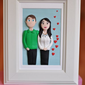 Personalized portrait, custom portrait, personalized illustration. Anniversary gift
