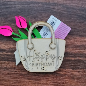 Regalo di compleanno, regalo per donna, porta carte regalo, confezione voucher per compleanno, idee creative, regalo voucher