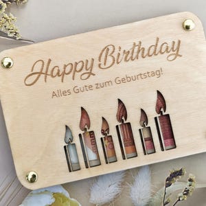 Geldgeschenk Geburtstag, Happy Birthday, Gutscheinverpackung, Geburtstag