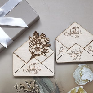 Muttertag Geschenk, Mother's Day, Geschenkkarte Halter, Geschenk für Mama, Oma, Freundin