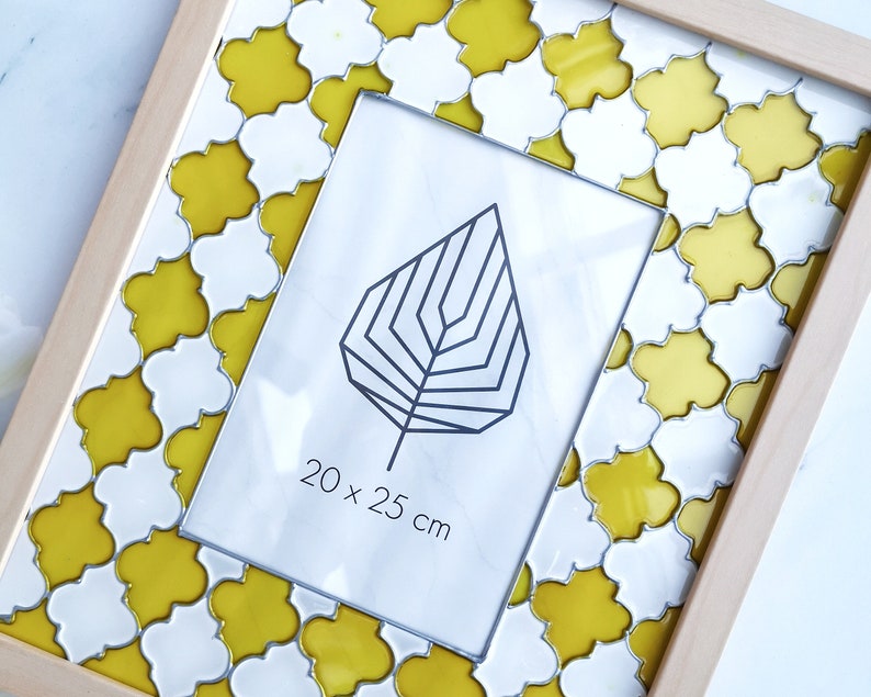 4x6 wall photo frame 10x15cm Moroccan pattern picture frame