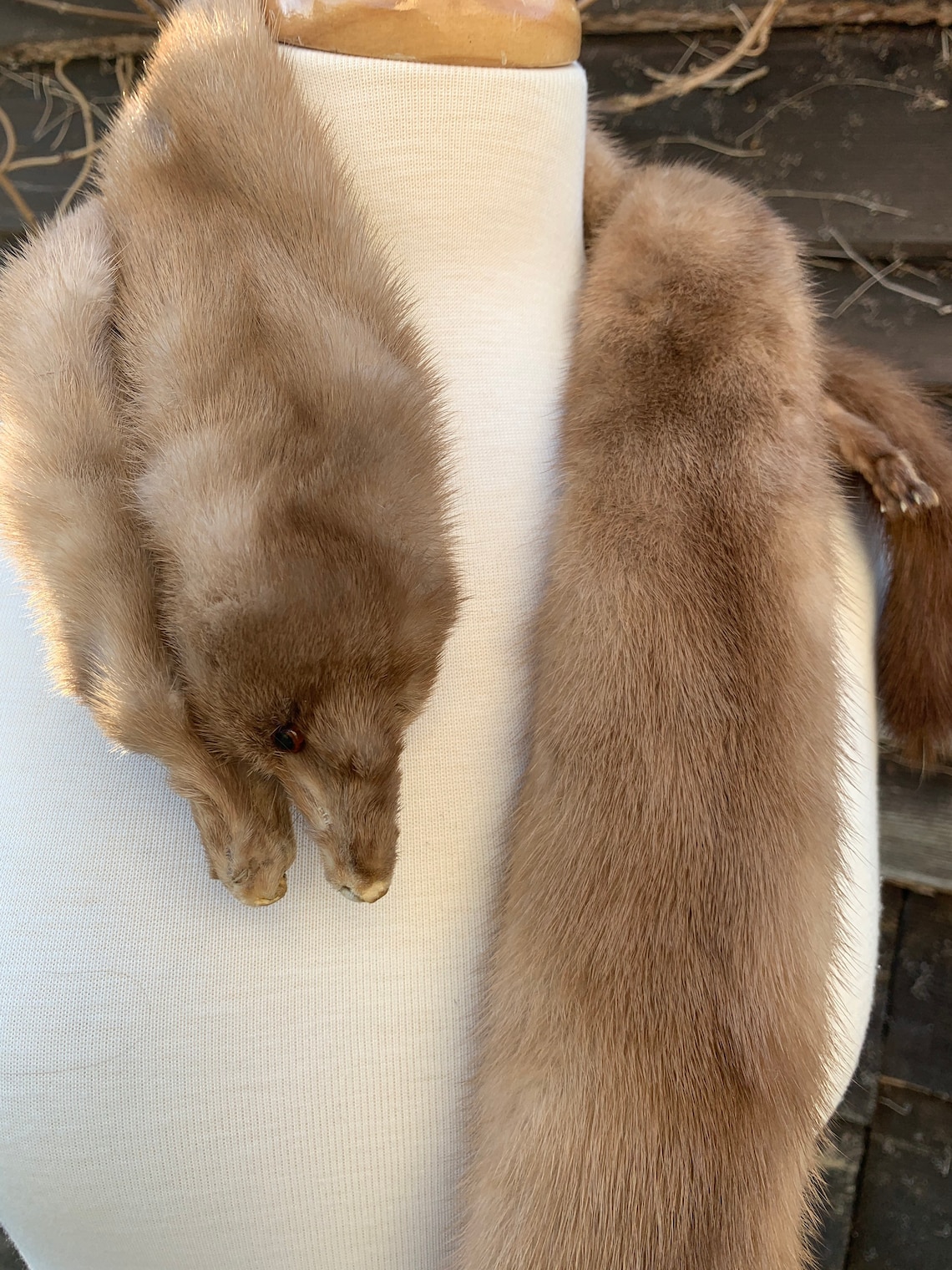 mink shawl vintage