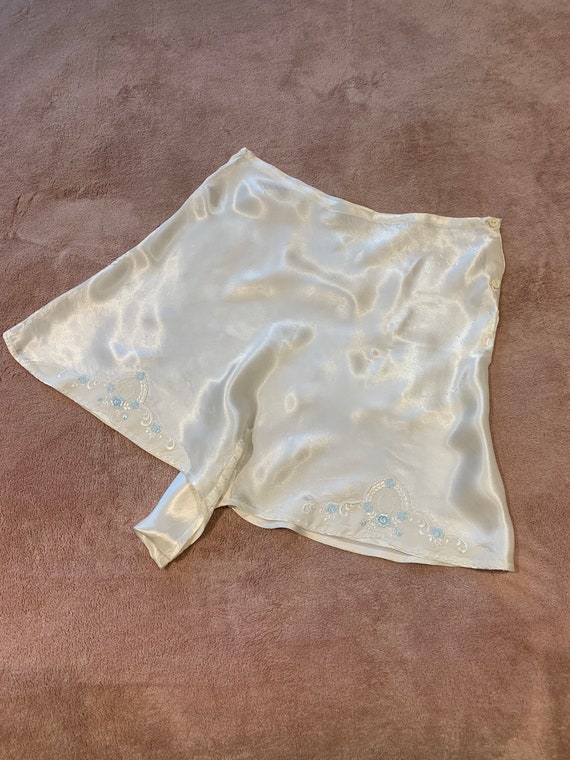 Vintage 1940s Ivory pure silk Cami knickers tap pa