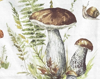 Pilze Russula 100% Küchengeschirrtuch 50x76cm