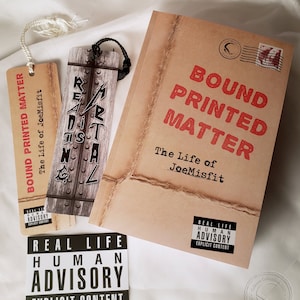 Bound Printed Matter: The Life of JoeMisfit - An Autobiography - Paperback Book With Extras!