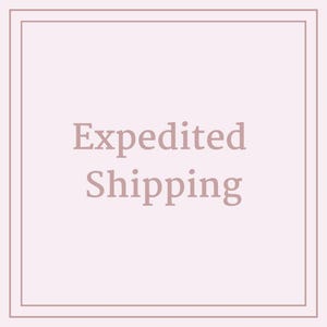 Upgraded Delivery, Expedited Delivery/Shipping
