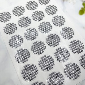 Ayatul Kursi Islamic Calligraphy Stickers, Arabic Throne Verse Stickers, Clear Foiled Islamic Stickers image 4