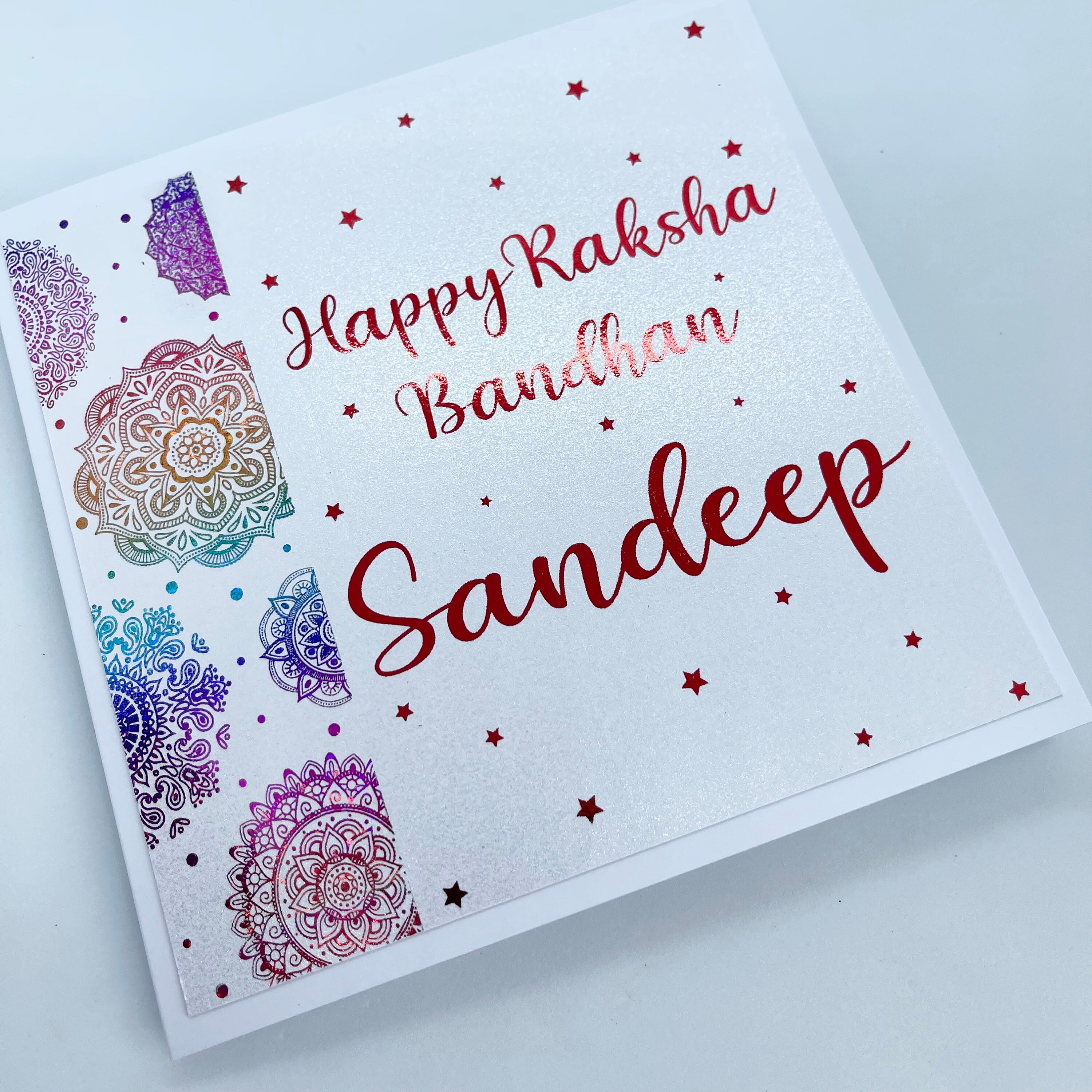 Raksha Bandhan Cards, Personalised Rakhri Cards, Rakhi Card for Broth…