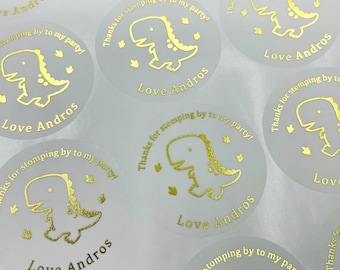Adesivos de dinossauros, adesivos para festa com tema de dinossauros, lembrancinhas para festa com tema de dinossauros, adesivos de agradecimento pela visita, adesivos de dinossauros personalizados