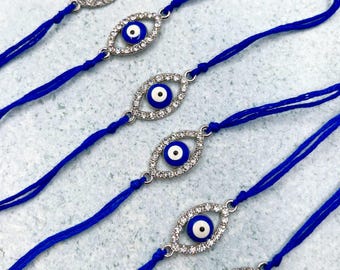 Rakhi deslumbrante para proteção contra o mau-olhado, fio Buri Nazar para proteção contra o mau-olhado, fio Raksha Bandhan