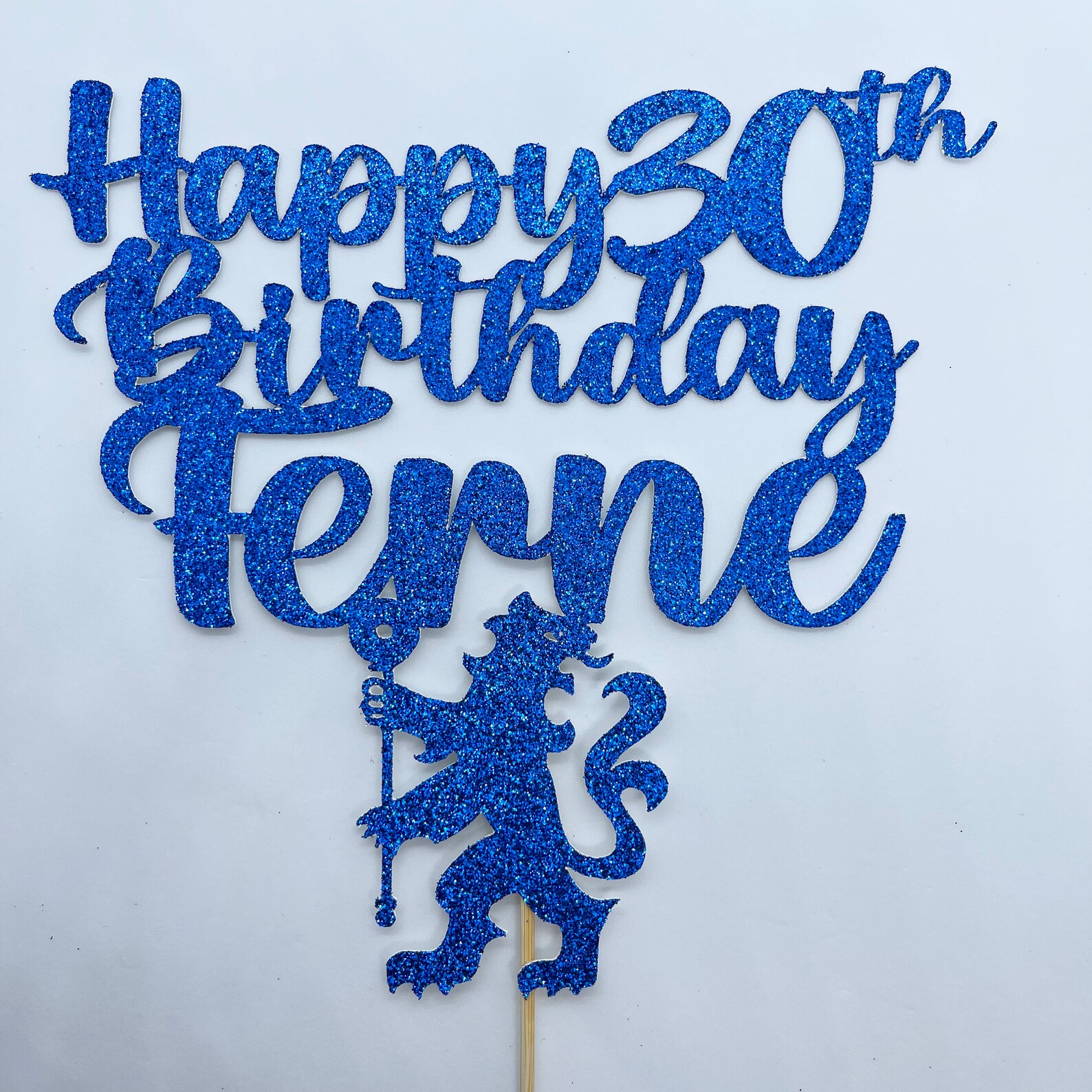 Chelsea Birthday Cake Topper Chelsea Fan Birthday Topper | Etsy UK