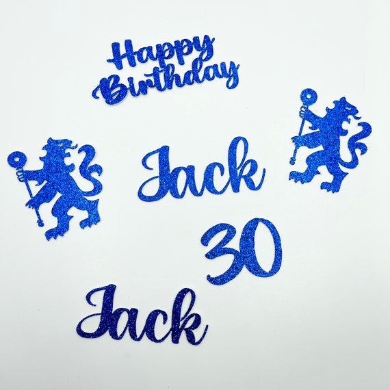 Personalised Chelsea Cupcake Toppers Chelsea Fan Toppers Etsy UK