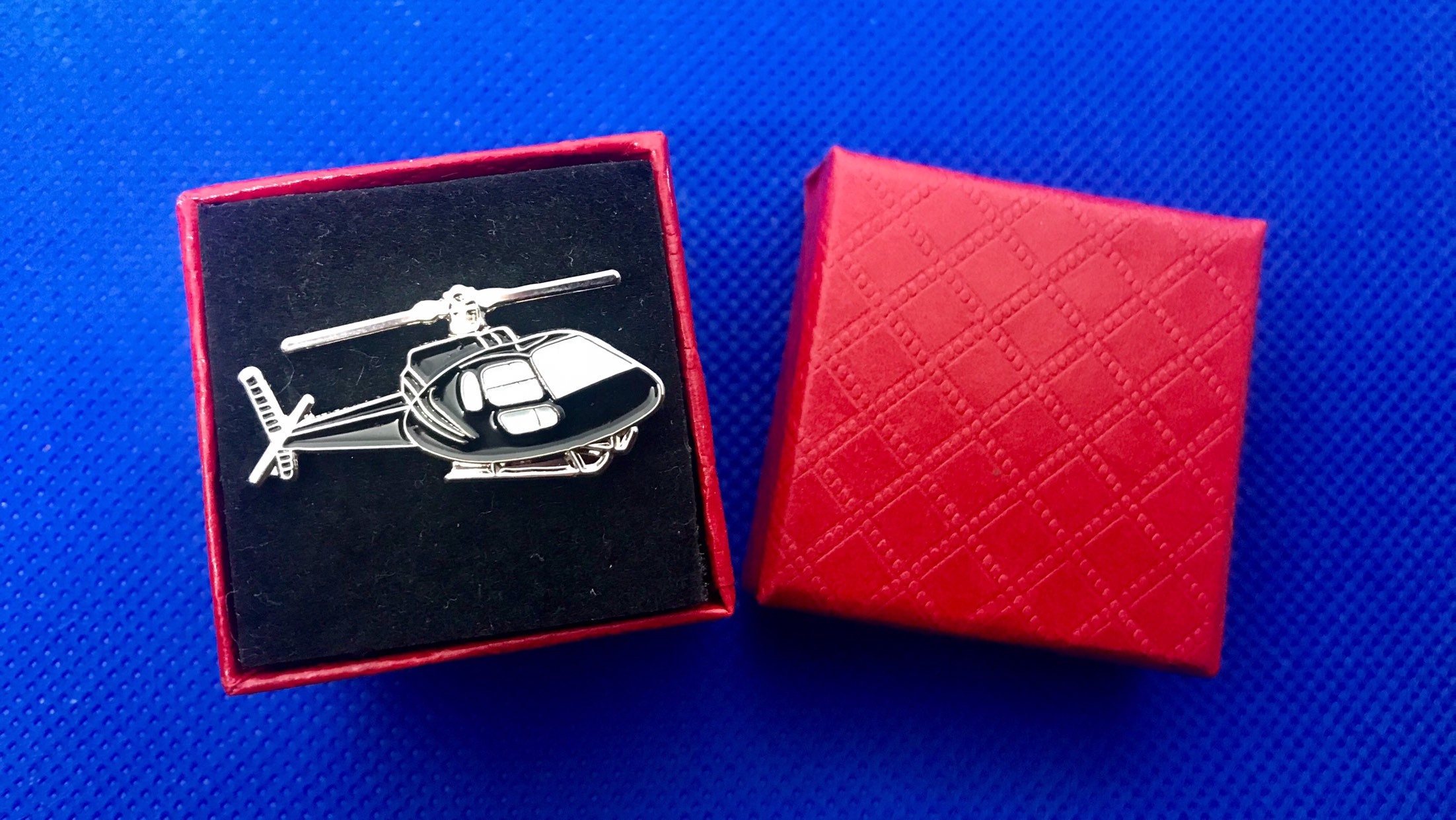 Helicopter Lapel/Hat Pin Aviation Pin NEW Etsy