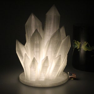 Crystal Lamp RGB LED Light, Batteries & Remote Included 3D Printed image 7