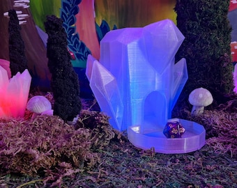 Crystal Dice Tower with LED Lighting (and Remote Control)