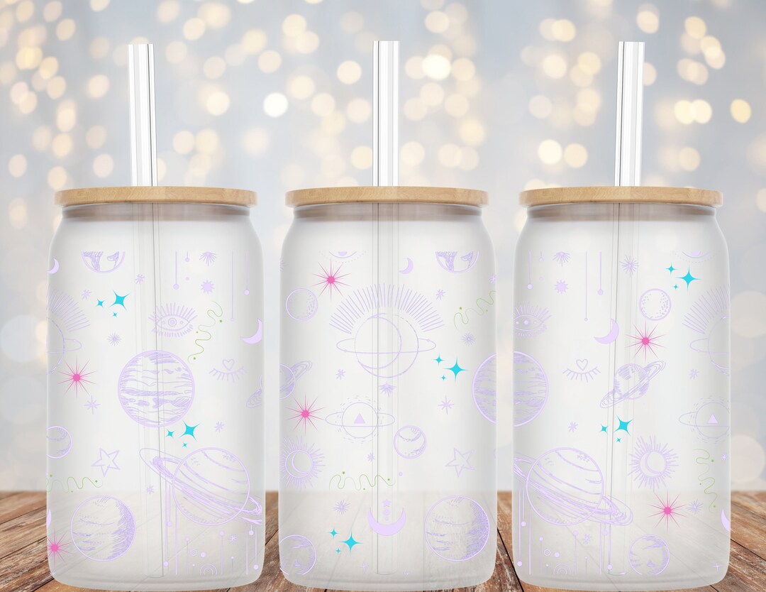 16 Oz Libbey Glass Can UVDTF Wrap Design, Instant PNG Download - Etsy