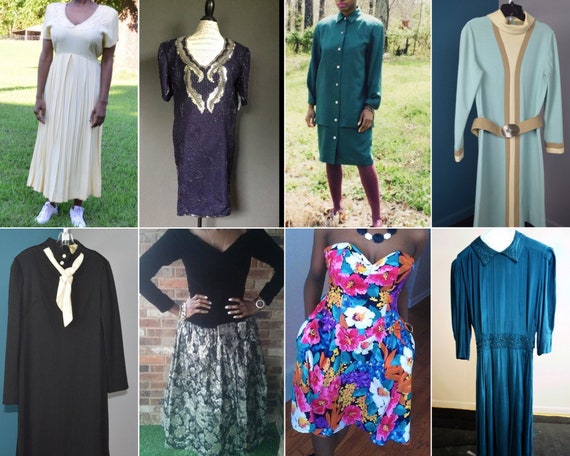 Wholesale Bulk Sale Vintage Dresses x5 per LOT
