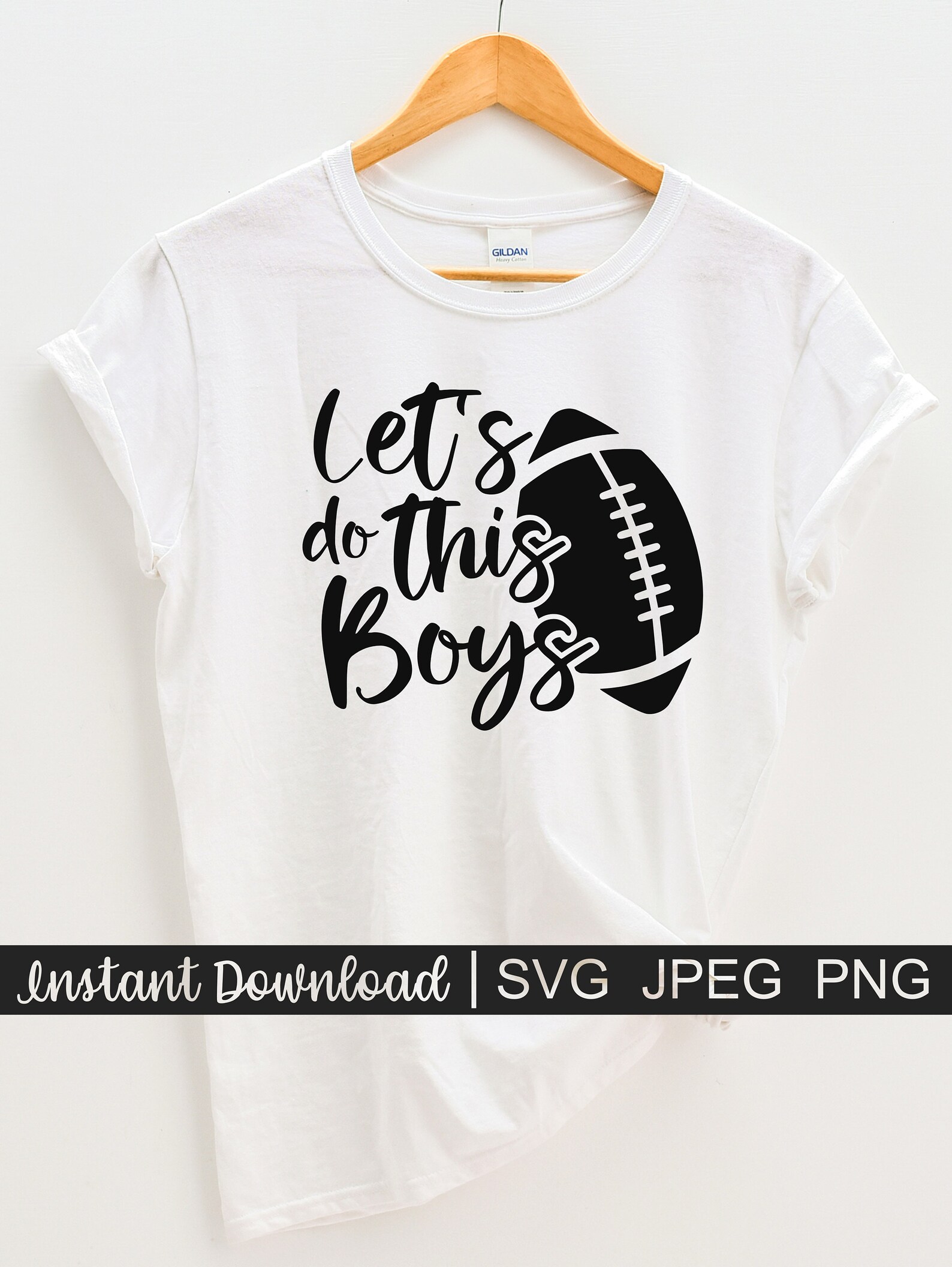 Lets Do This Boys Football Svg Football Game Day SVG PNG - Etsy