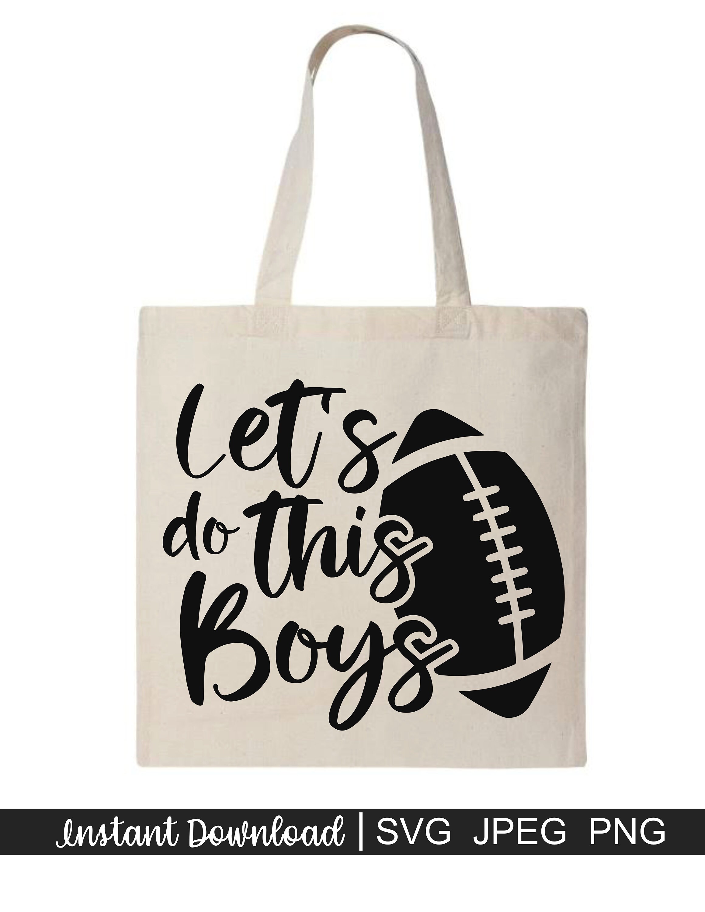 Lets Do This Boys Football Svg Football Game Day SVG PNG - Etsy