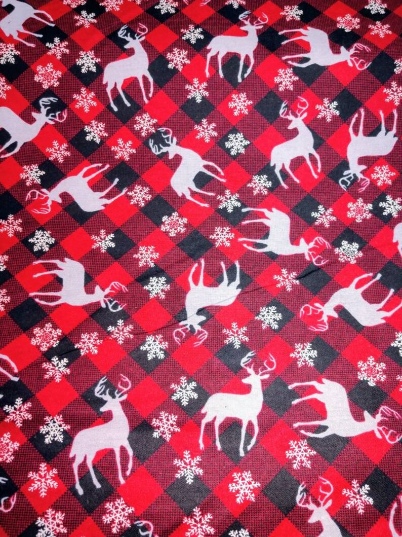 personalized stocking custom Xmas stockings Red Snowflakes Deer Christmas stocking novelty stocking unique stocking custom stocking