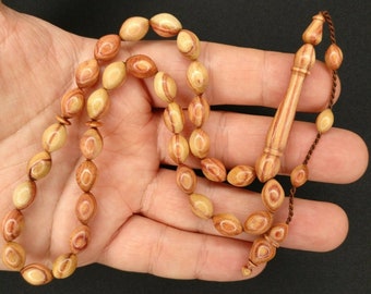Tulipwood Turkish Prayer Beads Tasbih Tesbih Misbaha Worry Subha 964