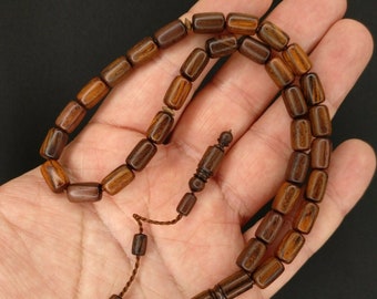 Cocobolo Turkish Worry Beads Tasbih Agac Tesbih Misbaha Prayer Subha 799