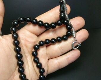 Jet Worry Beads Oltu Tesbih Gurcu Jetstone Tasbih Prayer Tasbeeh Misbaha Eid 905